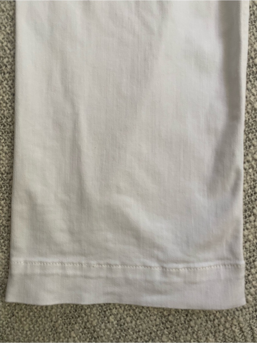 Anthropologie Maeve White Colette High Rise Crop Wide Leg Patch Pocket Pants 29 - Picture 7 of 13
